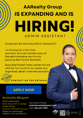 AAREALTY Group Is EXPANDING And Is HIRING!